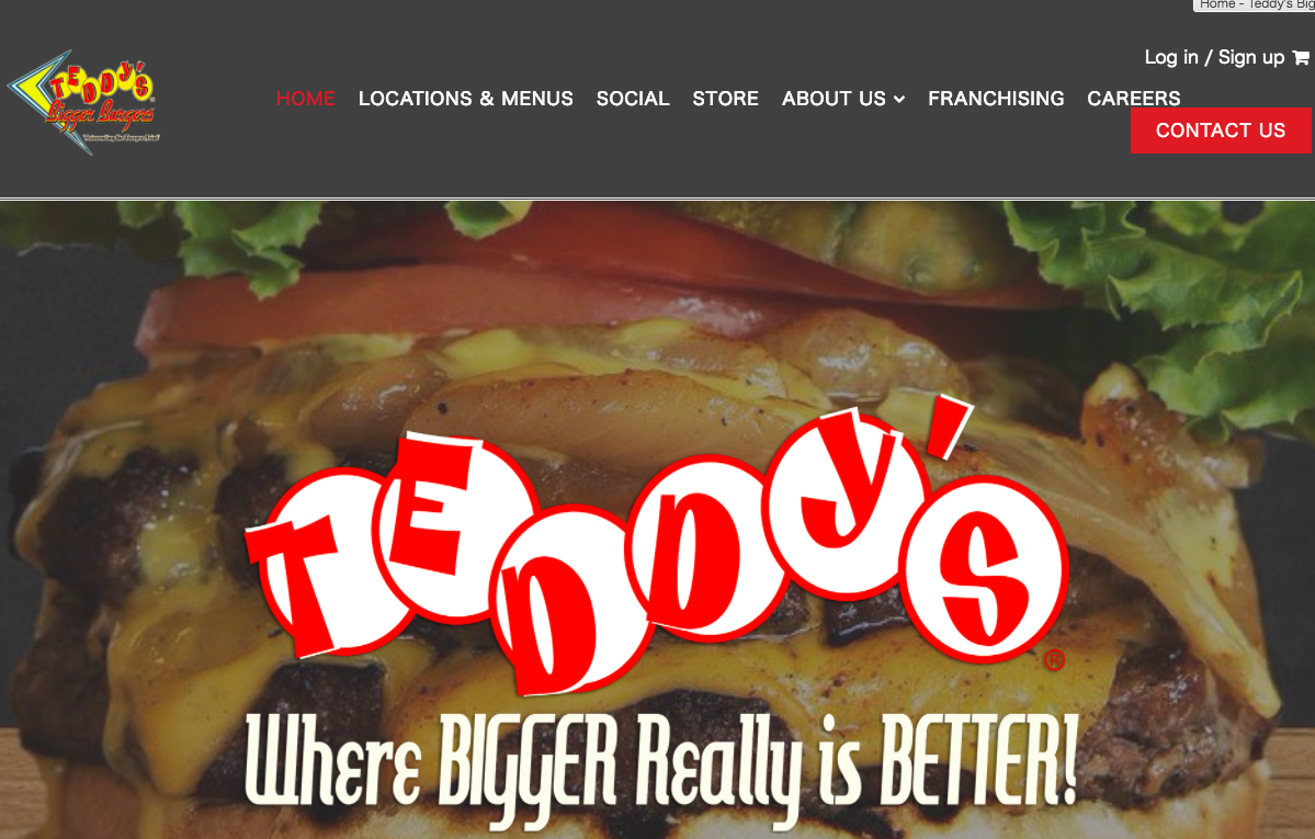 テディーズ・ビガー・バーガー（Teddy’s Bigger Burger）