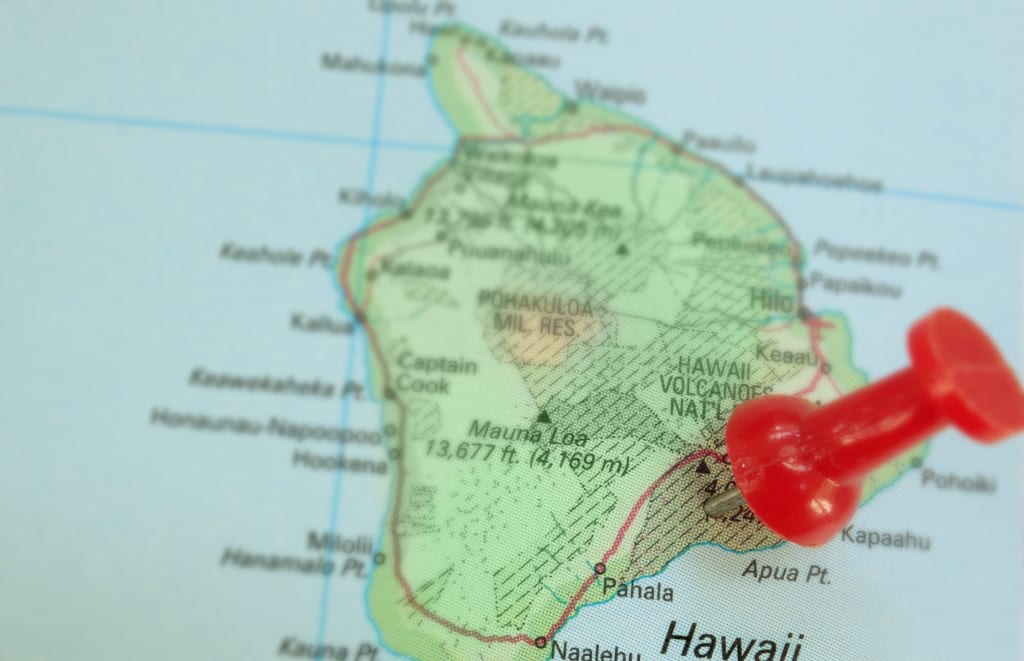ハワイ島　地図