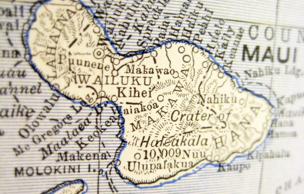 マウイ島　地図