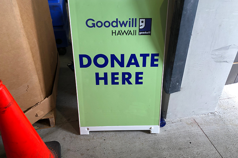 ハワイのSDGs スリフトショップ「グッドウィル Goodwill 」