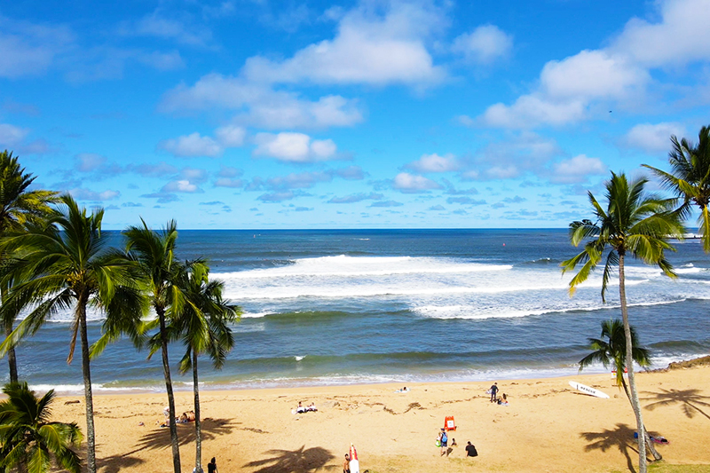 ハワイ・ノースショア人気サーフスポット「アリイビーチ」