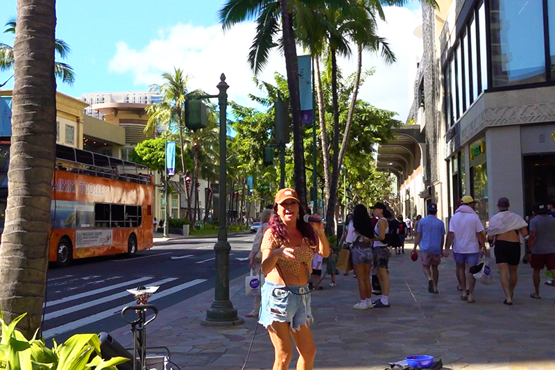 ハワイの今「カラカウア通りを街歩き 2023年1月」