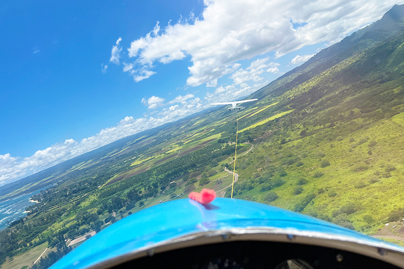 新ツアーの無料モニター募集！『ハワイでグライダー飛行（遊覧・アクロバット）』